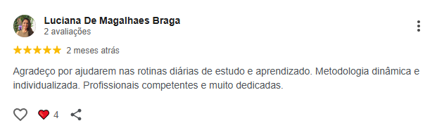 Avaliação do Google 2