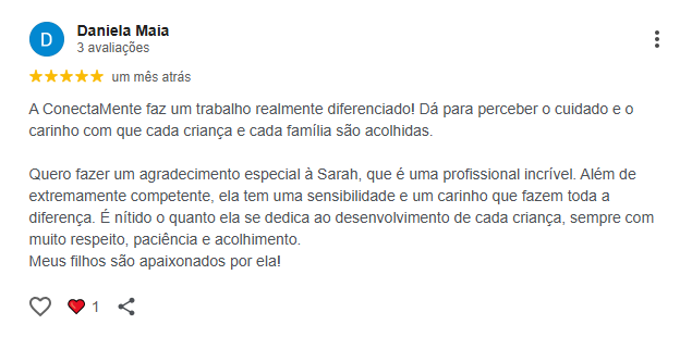 Avaliação do Google 3
